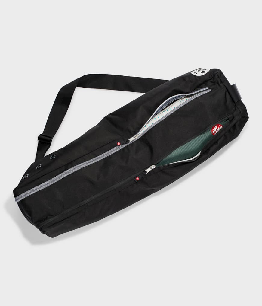 Buy Manduka Yoga Breathe Easy Mat Carrier - Lightweight, Breathable Mesh  with Zipper Closure, Easy to Carry, Hands-Free, Black, 1 EA, 26.5” x 6.5” x  6.5” Online at Lowest Price Ever in