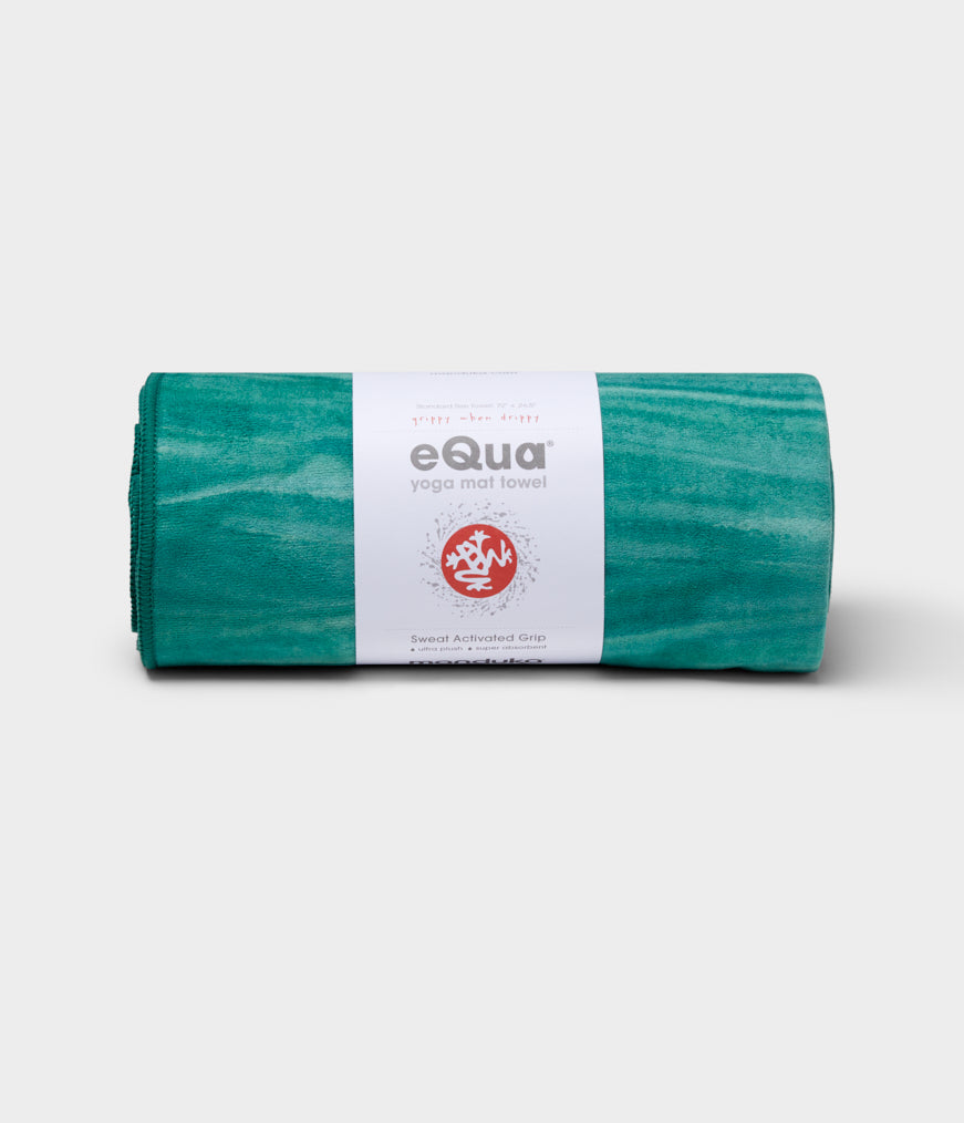  manduka eQua Mat Towel Long Midnight One Size : Home & Kitchen