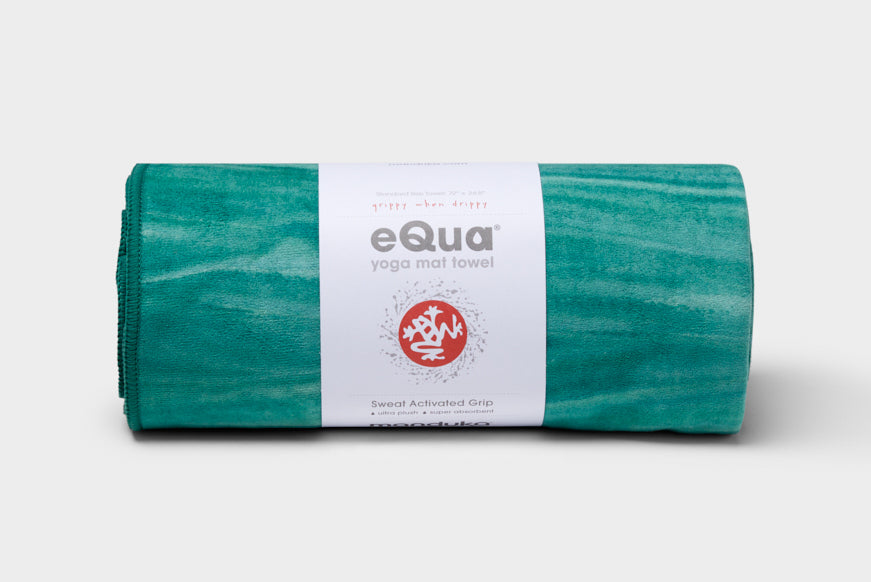 Manduka eQua Yoga Hand Towel - Midnight Blue — District Yoga Collective
