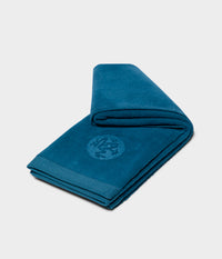 Manduka eQua Hand Towel - Camo Navy Tie Dye - Dancewear Centre