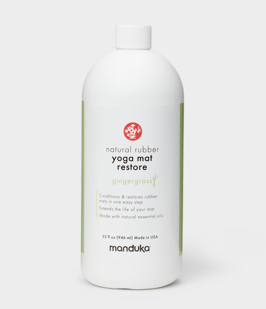 Keep your yoga mat feeling (and smelling) fresh with our yoga mat  cleansers. Specifically made for the Manduka GRP®, GRP® Lite, and all  open-cell yoga mats, these cleansers will refresh and renew