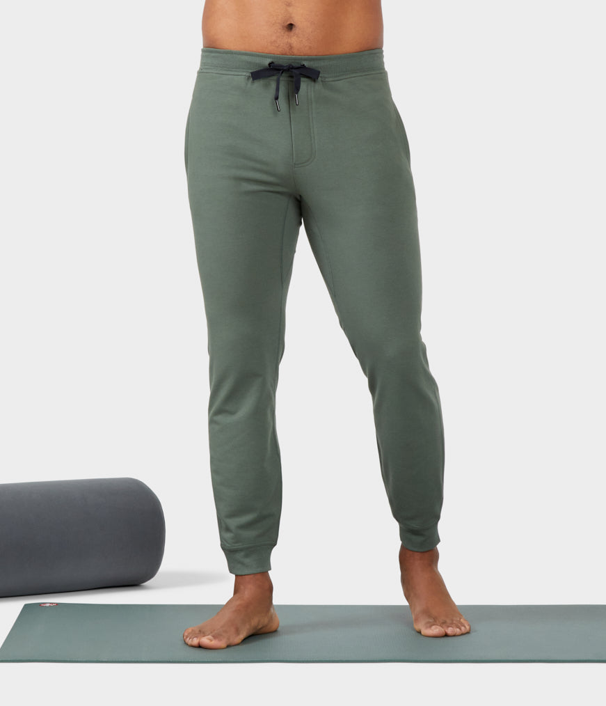 Amazon.com: COOFANDY Men's Cotton Linen Harem Pants Drawstring Casual  Cropped Trousers Lightweight Loose Beach Yoga Pants with Pockets Green :  Clothing, Shoes & Jewelry
