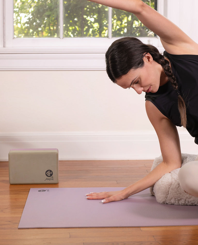 Yoga with cheap adriene yoga mat